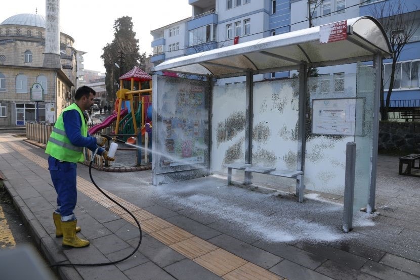 Esman Jet — bus stop disinfection