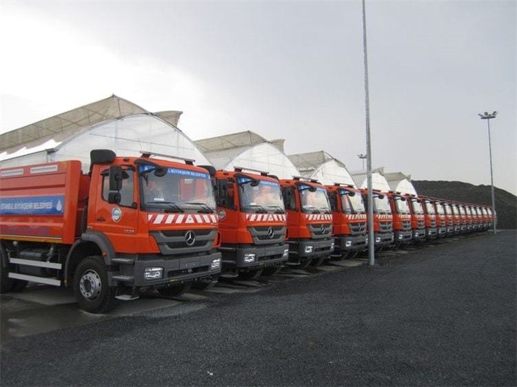 In June 2014, 18 road-washing vehicles of our own manufacture were delivered to the Istanbul Metropolitan Municipality (IBB).